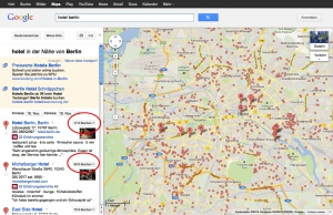 Google Hotel Finder: Berlin
